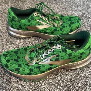 Brooks Green and Gold St Patrick Days Running Shoes